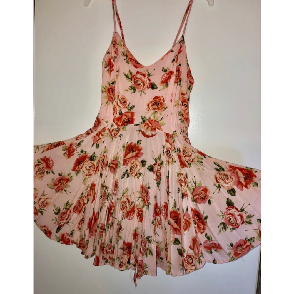 Forever 21 Bundle: Pink Flower A-line Dress